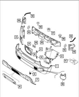 6cs65lxhaa Mopar Genuine Tow Hook Cover