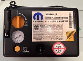 70098 Mopar Tire Service Kit Part #70098 Emergency Inflator - Electric Pump