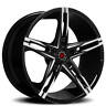 Mordermdr002-1 Morder New Wheels Gloss Black Cnc Machined Accents Rims