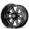 Metalmt029-3 Moto Metal Kmc Wheels Black Milled Off Road Rims Ad