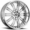 N11-2410xx30mc 2crave 24x10 6x5.5 6x139.7 Wheels Rims Chrome 30 Offset Alloy