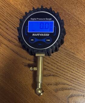 Nav-250a Narvassi Digital Tire Pressure Gauge For Cars 0-250 Psi