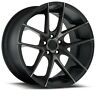 Nichenc019-8 Niche Staggered Wheels Targa Black Machined Rims Fs