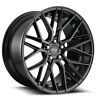 Nichenc076-1 Niche Wheels Gamma Matte Black Rims Ca