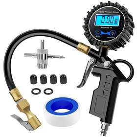 50026r Nilight Digital Tire Inflator Pressure Gauge 250 Psi Air Chuck And Com