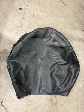 Blak-pathfinder-30 Nissan Oem Heavy Tire Cover Fits Pathfinder Leather 25 X