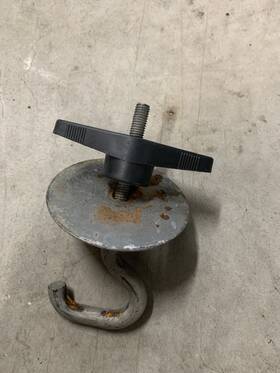5w7z-1448-a Oe Oem From Factory Original Genuine Ford Crown Victoria Police Spare Tire J Hook Mount Tie Hold Down