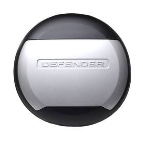 Vplew0143 Oem Genuine Land Rover Defender Spare Wheel Cover Silver - Excellent Condition
