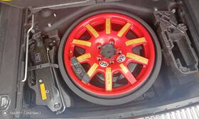 566.po1314 Porsche Cayenne 2014 Spare Wheel Carrier 696336