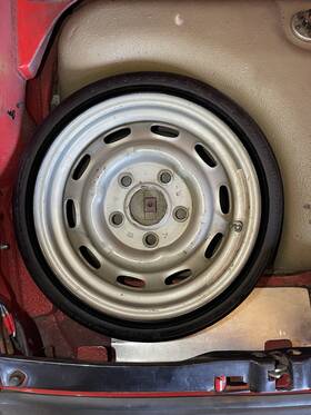 91136102200 Porsche 911 930 Space Saver Spare 15 Inch Bf Goodrich Date Code 3/76 Never Used