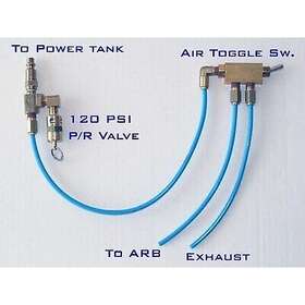 Arb-2070-5 Power Tank Pneumatic Air Toggle Switches For Dual Axle Lockers -