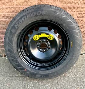 T7bpjnh Premier/hankook 2008-14 Land Rover Lr2 Oem 17x7 5 Lug Steel Wheel W Spare Tire 225/65r17