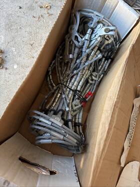 1661 Quality Tire Chain Co 1663 Cobra Cam Jr Light Truck Cable Model Pair