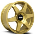 5x108-5x114.3 R118188502 45 Rotiform Inch Six Matte Gold Wheels Rims