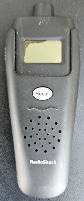 63-1115 Radioshack 040293167189 Vintage Radio Shack Digital Talking Tire Gauge Working See Video