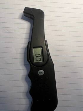 63-1205 Radioshack Vintage Radio Shack Digital Talking Tire Gauge Working See Video