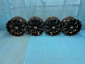 Et-24 Ram M0962 Classic Moto Metal 17 Inch Alloy Wheel 4pc Set 17x10 2019-2024