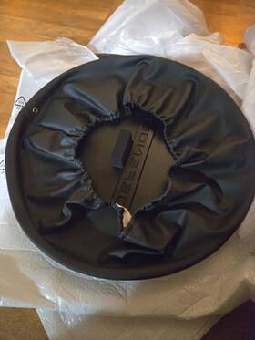 772915 Rampage 27 Inch -29 Black Denim Spare Tire Cover