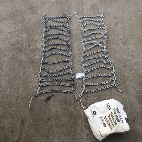 180-128-2z8 Rareelectrical Oem Grade 2 Link Tire Chain 20x8-8 20x8-10 John Deere Ty15959 Great Shape