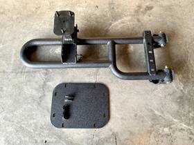 J116338 Redrock Hd Tire Carrier For Oem Tail Gate 07-18 Jeep Wrangler Jk