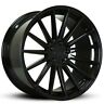 Rf15 Road Forcerf001-4 Force Staggered Wheels Gloss Black Rims Nib