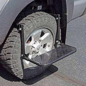 31814 Rockwood Adjustable Tire Wheel Step Folding Full Size Truck Car Suv