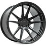 Rohanarh023-3 Rohana Wheels Matte Black Rims Ca