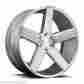 S218 Dub 26 Baller Wheels Brushed Silver Rims Escalade Silverado Sierra Tahoe