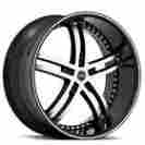 S816qm5g15n78 S816mbl 05-15 Chrysler 300 Rwd 24x9 5x115 15 78.1 Status Knight 5 Wheels Rims