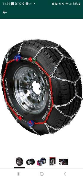 0231905 Scc 744110306804 Peerless Auto-trac Light Truck/suv Tire Traction Chain - Set Of 2