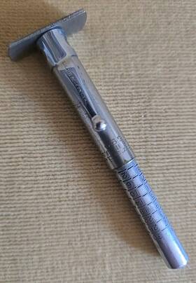 Th0330 Schrader Rp725 9-745 S448 Vintage Tire Tread Depth Gauge Made In U.s.a