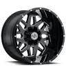 Scorpionsc027-1 Scorpion Wheels Black Milled Off Road Ca