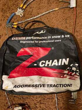 Z-539 Security Chain Company Zt751 Scc Super Z Tire Cable Snow Chains Model Set Of 2 Used See Size Chart Pic