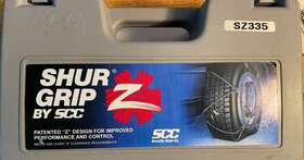 Security Chain Sz 335 Sz335 Super Z Passenger Tire Cable Chains Used Once Free Shipping
