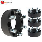 6h-5.5-108-14x1.5-200 Spcr-0012bk Gds Gmc Wheel Spacers Lug For Sierra Yukon Savana Black
