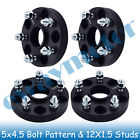 5h-4.5-60.1hc-12x1.5-100 Spcr-0036bk Ewaymotor Lug Hubcentric Wheel Spacers Fits For Toyota Sienna