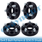 5h-4.5-64.1hc-12x1.5-100 Spcr-0037bk Ewaymotor Wheel Spacers For Honda Civic Crv