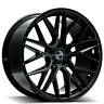 Sporzaspz017-4 Sporza New Staggered Wheels Cydonia Gloss Black Concave Rims