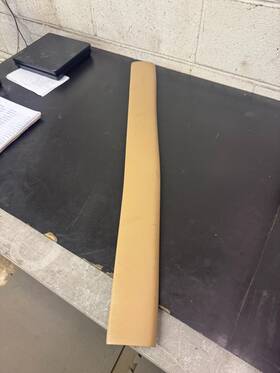 94016-sa000 Subaru 03-08 Forester Rear Upper Trim Panel Beige Used Oem