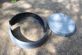 00218-42970 Toyota Genuine Oem Rav4 Spare Wheel Tire Cover Hard Shell Only 96 97 98 99 00