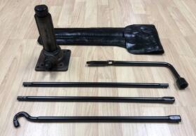 09111-04020 Toyota 95-04 Tacoma Bottle Jack Handle Tool Kit Lug Wrench Spare Tire Roll Bag
