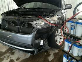 566.to1d13 Toyota Highlandr 2013 Spare Wheel Carrier 104749089