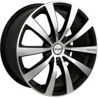 3130-2804m Tr3 Touren Wheels Rims Black Offset Alloy