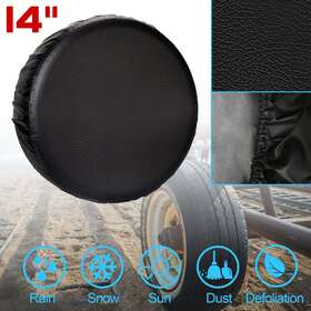 9070442 Tsuinz 14 Inch Spare Tire Tyre Wheel Cover Black Diy Waterproof Uv Thick Protector