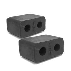 Imxgt-2038 Urmarketoutlet Xur-ttp-dbump-06-x2 2x Aurora Reinforced Rubber Rectangular 2 Hole 6 Inch X 3 4-1/4 Mo