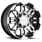 V375gbm1885188170188.5 Vision Inch Black Machined Lug Ford Rims Set Of Wheels