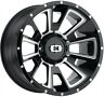 139.7 V391gbm2010-255555139751502010 Vision Black Milled Ram Lug Rims Set Of Wheels Inch