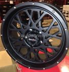 V412sb189-12555127189 Vision Lug Black Lifted Wrangler Rims Set Of Wheels Inch