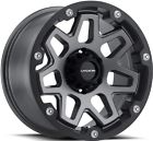 V416sg189-1265561397189 Vision Grey Black Sierra Rims Lug Set Of Wheels Inch