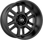 V419sb2010-25655613972010 Vision Silverado Sierra Black Rims Lug Set Of Wheels Inch